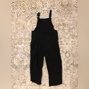 NWOT black overall jumpsuit